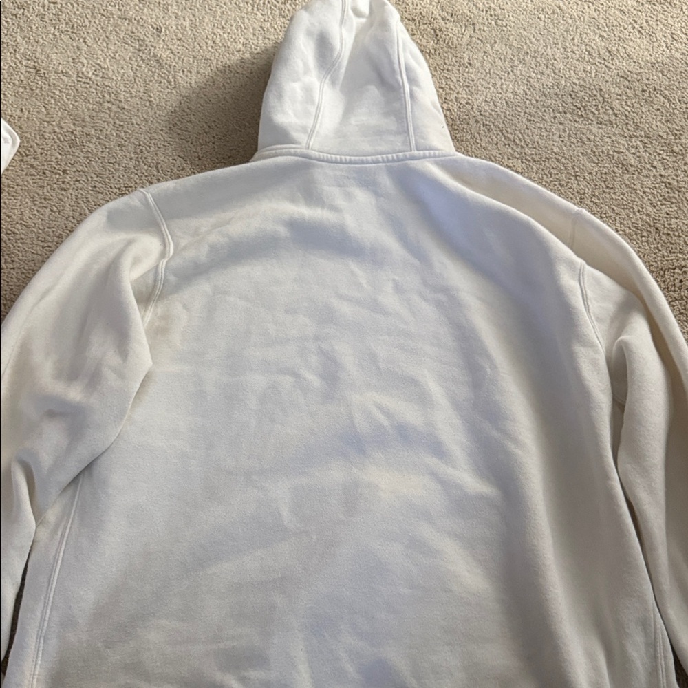 Nike Men's Classic White Pullover Hoodie - Picture 2 of 3